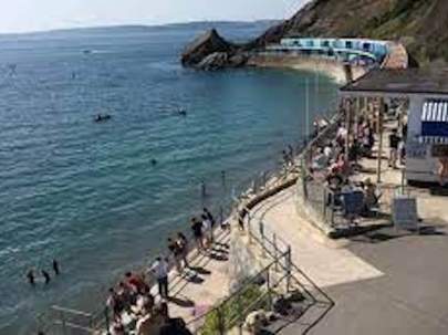 Meadfoot Beach Cafe, Torquay, Devon, UK