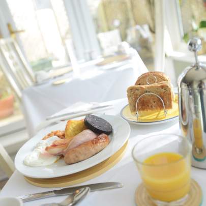 The Cleveland Bed and Breakfast, Torquay, Devon, UK, breakfast