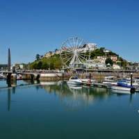 Torquay harbour bridge, Torquay, Devon