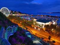 Princess Theatre, Torquay, by night